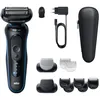 Image de Braun Series 5 52-B1650S Rasoio Elettrico Wet&Dry Blu con Rifinitore