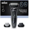 Image de Rasoir électrique BRAUN Series 6 - Noir - Autonomie 60 minutes - Charge rapide 5 minutes