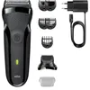 Image de Rasoir électrique BRAUN Series 3 - Noir - Autonomie 30 minutes - Charge rapide 5 minutes