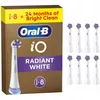 Image de Têtes de brosse de rechange - ORAL-B - iO Radiant White - Lot de 8 - Blanc - Compatible Oral B iO