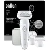 Image de Épilateur électrique - BRAUN - Silk·épil 9 SES9-061 - 40 micro-pincettes MicroGrip - Tête large pivotante - Étanche
