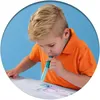 Image de Feutres aérographes Blow - SES CREATIVE - Pour enfants - 7 couleurs - Bleu et vert