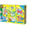 Image de Kit 3 en 1 Peinture au doigt coloriage et formes autocollantes SES CREATIVE My first