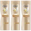 Image de Lotion Auto-Bronzante Nourrissante Dove Visible Glow pour Peau Claire à Moyenne 3x400ml