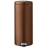 Image de Brabantia NewIcon Poubelle à Pédale 30 litres Fermeture douce Seau en Plastique - Warm Bronze