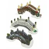 Image de Décoration de fête - Pont en polyrésine - Multicouleur - 55 x 13 x 55 cm - A poser