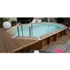 Image de UBBINK Piscine bois Maldives sable 355x490x130cm