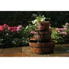 Image de Ubbink Fontaine à cascade de jardin en forme de 3 barils Bois 401356