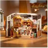 Image de Puzzle 3D - ROBOTIME - DG161 - Kit maison miniature boulangerie - Bois - 141 pièces