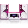 Image de Lenco MC-020 Princess - Mini-chaîne avec radio FM Bluetooth® USB et entrée AUX - Princesse
