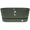 Image de ELHO Jardinière avec roues Greenville Terrasse 80 - L 35 x W 78 x H 33.5 cm- Leaf green