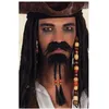 Image de Moustache et Barbe de Pirate - Boland - 2 Éléments - Fibre Synthétique - Noir