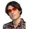 Image de PAIRE DE LUNETTES FESTIVES LOVE SUNSET ADULTE Orange Cuivre Mandarine