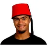 Image de Fez Religion - BOLAND - Rouge - Adulte - Chapeau en feutre avec liseré et gland noir