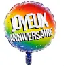 Image de Ballon Aluminum Joyeux Anniversaire