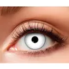 Image de Lentilles De Couleur Blanches I Contact Sans Correction I Halloween Déguisement Zombie I 1 Paire