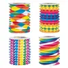 Image de Lampions multicolores en papier X12 - 13 cm