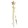 Image de BAGUETTE MAGIQUE ÉTOILE RUBAN FÉE 40CM OR
