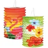 Image de Lot de 2 Lampions Aloha - BOLAND - Noir - Pile - Carton/Papier - Ethnique/Ailleurs