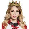 Image de Couronne de Reine Dorée - BOLAND - Adulte - Jaune - Imitations Rubis et Emeraudes