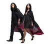 Image de Cape noire dégradé rouge adulte Halloween