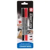 Image de Feutres - Indélébile - Permanent - Rouge + Noir - Double pointe - Sakura - IDenti Pen