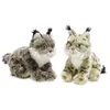 Image de Peluche - WWF - Lynx - 23 cm - Gris ou Beige - Mixte