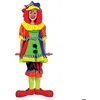 Image de Deguisement Carnaval : Costume Olivia Le Clown - 4/6 ans (104 à 116 cm)