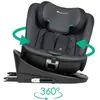 Image de BEBECONFORT Siège auto évolutif pivotant EVOLUFIX 360 i-Size - Groupe 0/1/2/3 Isofix - 0 à 12 ans (36 kg) 40-150 cm Tinted Black
