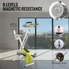Image de Vélo dappartement Pliable - HOME FITNESS CODE - Résistance réglables - Entraînement Gym - Vert