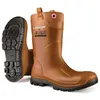 Image de Bottes de sécurité - DUNLOP - RIGAIR PRO PU (LJ2HR48) - Marron - S5 - Doublure fourrée (-20°C)