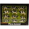 Image de Ensemble de vaches 12 pièces 1:32 - KIDS GLOBE - Noir et blanc - Jouet pour enfant