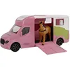 Image de Générique Camion Van Horses Transport avec Un Cheval Longueur 20cm - KID510212