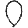 Image de Chaîne antivol vélo - AXA - Absolute 7-150 - 150 cm - Noir - Acier trempé - Clé - Maillons 7 mm - Plaque anti-perçage