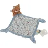 Image de LITTLE DUTCH - Doudou Carre Renard Forest Friends Bleu Marron Multicolore