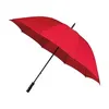 Image de Parapluie de golf 130 cm coupe-vent rouge   ouverture manuelle armature aluminium