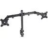 Image de Support écran double - Trust - GXT 1120 Mara - Bras double moniteur - 13-32 pouces - VESA 75/100 - Réglable - Noir