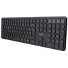 Image de Trust Vaiya Clavier sans Fil Bluetooth + 2.4Ghz AZERTY Français Rechargeable 55% Plastique Recyclé Windows iOS macOS Android