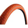 Image de Pneu vélo ville Dutch Perfect DP 27 - 28x1.50 (37-622) - Orange - Tringle rigide No Puncture réfléchissant