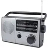 Image de Radio portable - CALIBER HPG317R - FM AM - Piles et câble dalimentation - 221 x 97 x 125 mm - Argenté