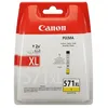 Image de Cartouche dencre CANON CLI-571Y XL Jaune - Grande capacité - 11 ml - 715 pages