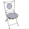 Image de Chaise en céramique - L 542 cm x l 42 cm x H 885 cm - Bleu