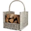 Image de Esschert Design Panier à bois de chauffage Gris MW42