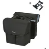Image de Sacoche arrière - BASIL - Go Mik 2.0 - Polyester hydrofuge - 32L - Noir