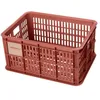 Image de Panier à vélo - BASIL - Crate - 29x39x21 cm - Rouge - Plastique recyclé - Capacité 175 litres