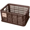 Image de Panier plastique Basil Crate - BASIL - 29x395x21 cm - marron - pour porte-bagage avant/arrière