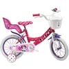Image de Vélo Enfant 14 - MINNIE MOUSE - Rose - 4 à 6 Ans - Roues de 14 pouces - Idéal pour Filles