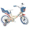 Image de Vélo 14 pouces - GUIZMAX - Lilo - Fille - 2 freins - Panier avant - Stabilisateurs amovibles