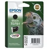 Image de EPSON Cartouche dencre T0791 Noir - Chouette (C13T07914010)