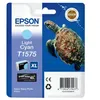 Image de EPSON Cartouche dencre T1575 Cyan clair - Tortue (C13T15754010)